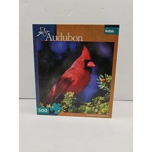 Buffalo Games Audubon Northern Cardinal II Jigsaw Puzzle 500 piece 18 x 18